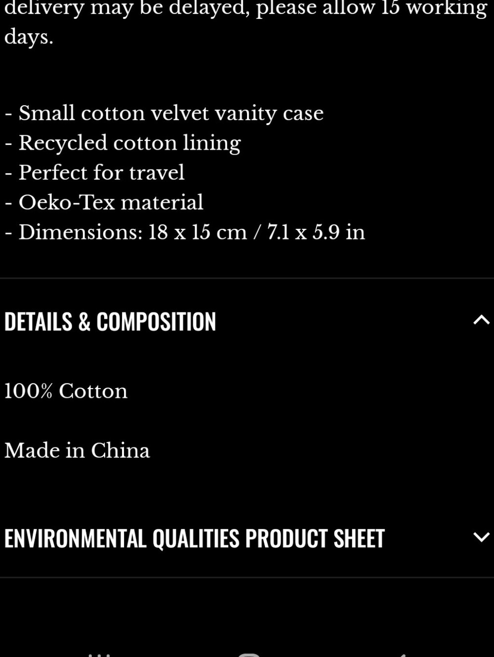 Sezane Pink Floral Travel Vanity Case - Picture 4 of 4